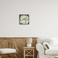 thumbnail image 2 of Stupell Industries White Flower Blossom Botanical & Floral Painting Black Framed Art Print Wall Art, 12 x 12, 2 of 8