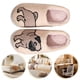 thumbnail image 5 of Térmicas Planas Pantuflas Pug Felpa Dibujos Animados Cómodos para Interior, 5 of 9
