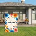 thumbnail image 3 of AMHNF Linen Garden Flag for Spring Summer Home Outdoor Garden Yard Door Decor 12x18 inch, 3 of 5