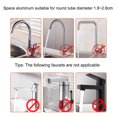 thumbnail image 6 of IPEWLEX Faucet Storage Rack - Kitchen Organizer with Quick Drying Design, Space-Saving Hooks for Efficient Sink Storage and Bathroom Use, 6 of 6