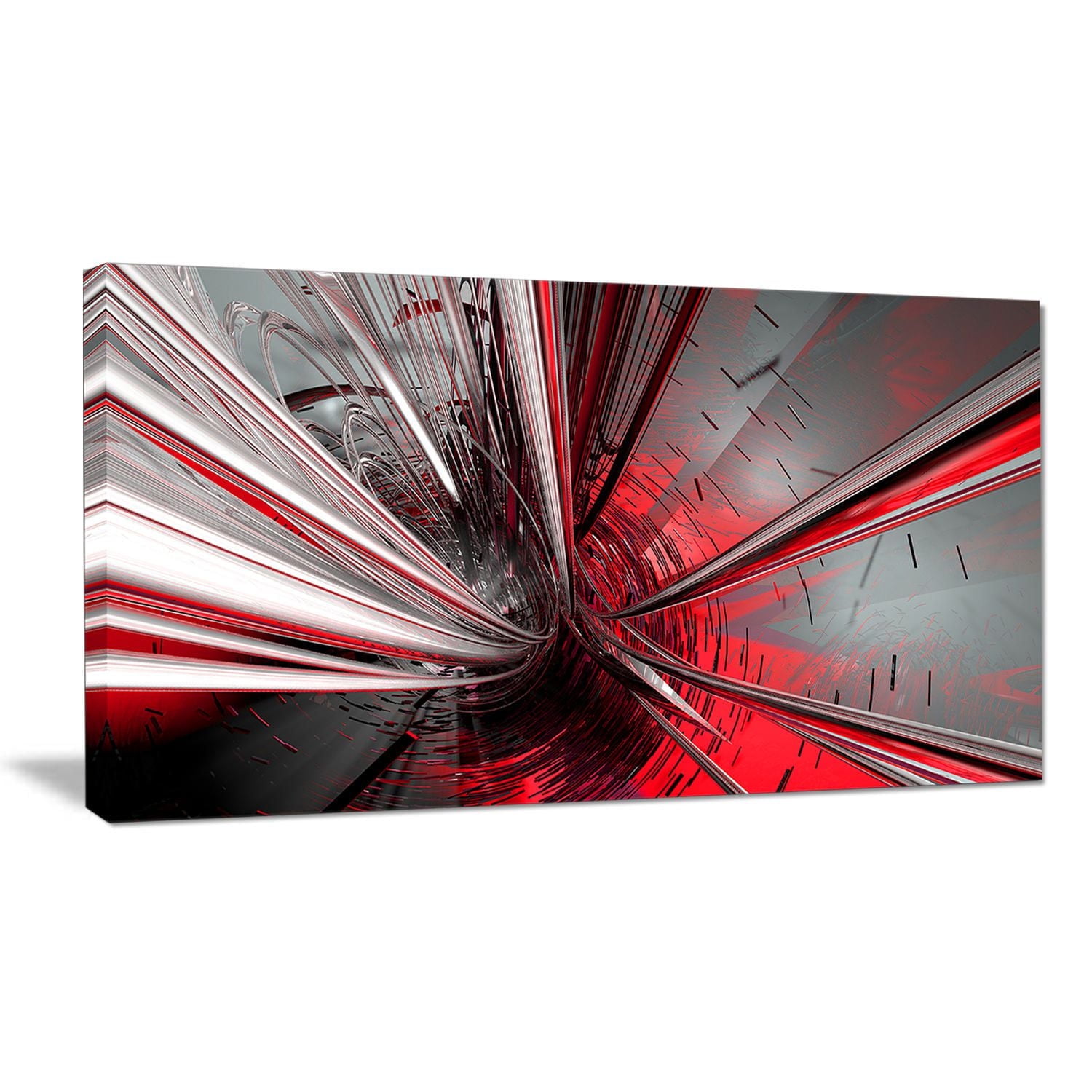 Design Art Fractal 3D Deep into Middle Abstract Art Canvas Art Print