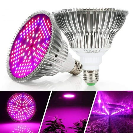 

Led Grow Light Hydroponic Plant Grow LED Light Red Blue UV 28w E27 with LED Light for Growing Flowers Vegetables/6PCS