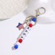 thumbnail image 1 of Acrylic Letter Beaded Keychain Pendant, 1 of 7