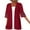 Red, variant on Women's Cotton Linen Lightweight Kimono Cardigans Half Sleeve Plus Size Cardigan Long Bikini Cover Ups Linen Shirts For Women White XXXXL