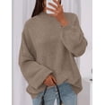 thumbnail image 4 of Suéter PRETTYGARDEN 2025 Otoño Tejido Grueso Cuello Alto S, 4 of 5