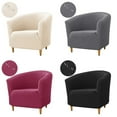 thumbnail image 2 of ATJIA Club Chair Slipcover Stretch Tub Chair Cover Waterproof Barrel Chair Covers Armchair Covers Sofa Cover for Living Room, 2 of 10