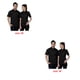 thumbnail image 3 of Advancent Uniforme de Chef de algodón, camisas de manga corta para hombres, botones de delantal, suministros ajustables para el hogar, bandas Type1 NO1, 3 of 6