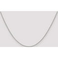 thumbnail image 5 of Sterling Silver 1.5mm Wtih 2 Inch Ext. Round Spiga Chain (18 X 1.5) Made In Italy qsp035e-18, 5 of 5