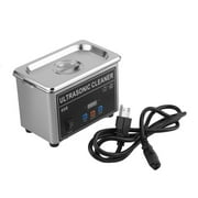 Professional Ultrasonic Cleaner with d igital Timer&Heater for Cleaning Jewelry Glasses Watch Dentures Small Parts Circuit Board Dental Instrument, Commercial Electric Ultrasound Clean Machine 0.8L