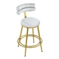 thumbnail image 2 of GDF Studio Elegant Light Grey Velvet Accent Chair with Gold Metal Legs, Set of 2, 2 of 10