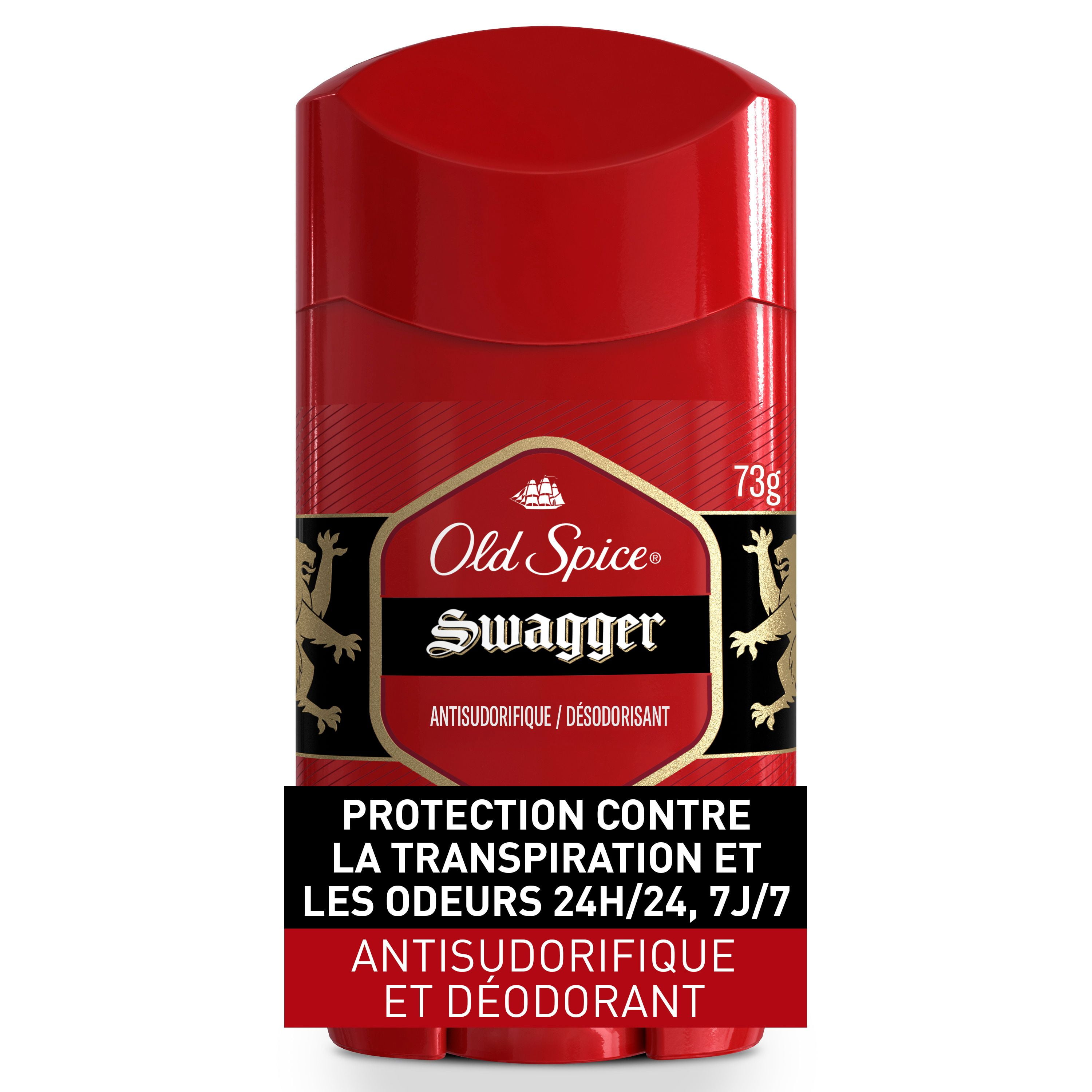 Antisudorifique et désodorisant Old Spice Red Zone Swagger pour hommes 73 g, fanfarons