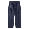 thumbnail image 5 of Dolkfu Men Pants Gym Athletic Sweatpants Running Drawstring Quick Dry Trousers for Man 4X, 5 of 7