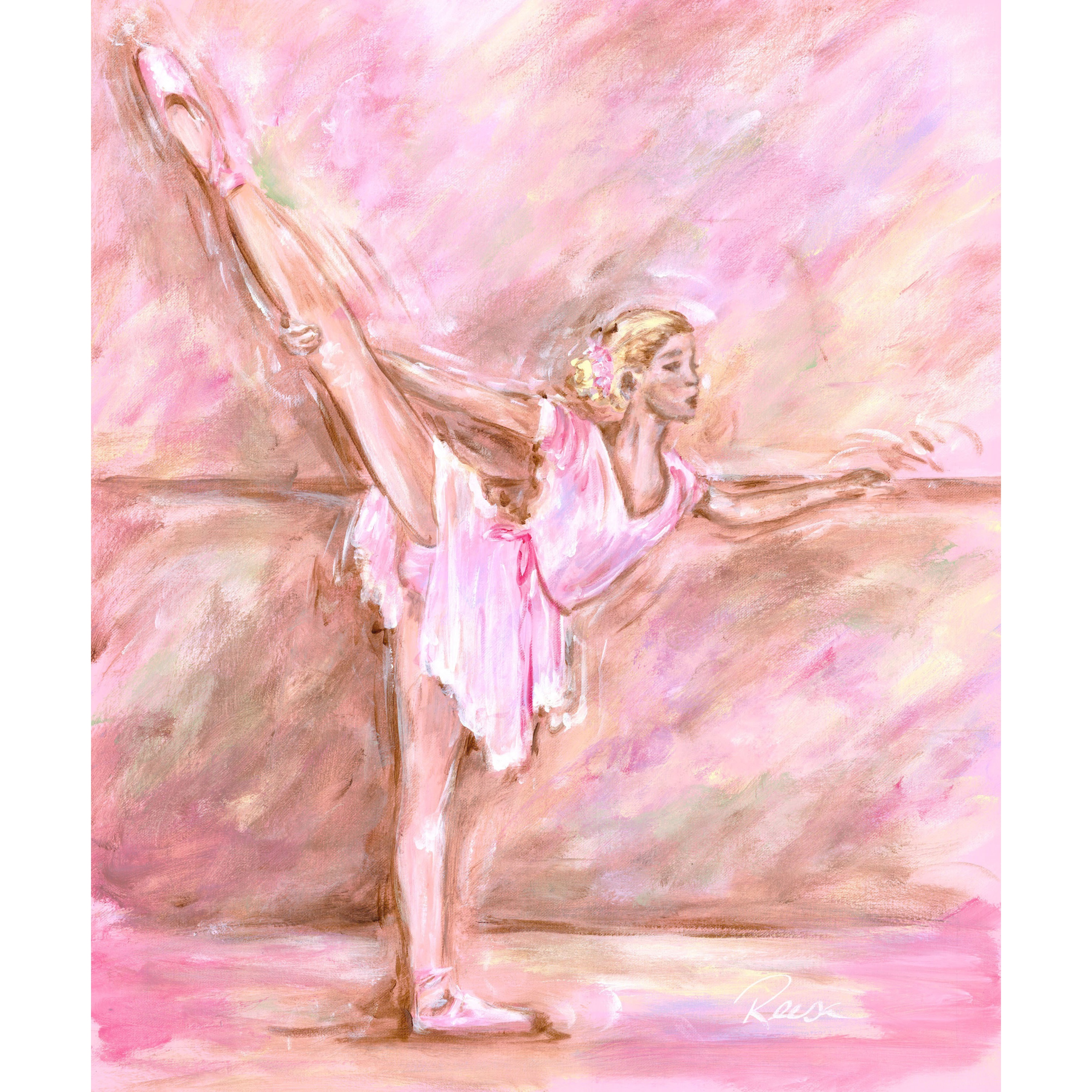 Marmont Hill "Getting Ready" by Reesa Qualia Painting Print on Wrapped Canvas