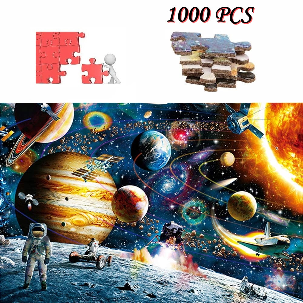 1000 piece Jigsaw Puzzle Space Puzzles For Adults Kids Learning Education 