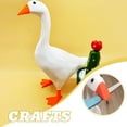 thumbnail image 4 of Unique Magnetic Key Holder 3D Goose Key Rack Resin Duck Statue Home Storage, 4 of 8