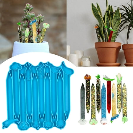 

〖TOTO〗Diy Silicone Mould Plant Label Glue Mold Diy Plug In Brand Gardening Sign Board Plant Vegetable Label Silicone Mold