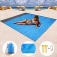 thumbnail image 3 of Estera de playa plegable Naiovety manta para exteriores azul, 3 of 6