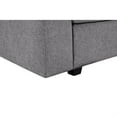 thumbnail image 5 of Sary 137 inch Sectional Sofa w Chaise- 2 Throw Pillows- Gray Chenille, 5 of 6