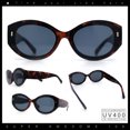 thumbnail image 2 of Womens Mod Fashion Thick Arm Inset Lens Large Oval Plastic Sunglasses Tortoise - Black, 2 of 8