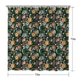 thumbnail image 5 of Pioneer Flower Floral Print Pattern Shower Curtain 72"x72" ,Bathroom Decorative Shower Curtains Set with 12 Hooks,Modern Waterproof Washable Shower Curtain, 5 of 6