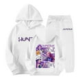 thumbnail image 1 of Girls Winter Tracksuit Fleece Hoodie and Pants Two Piece Set 2025 New Cold Weather, 1 of 7