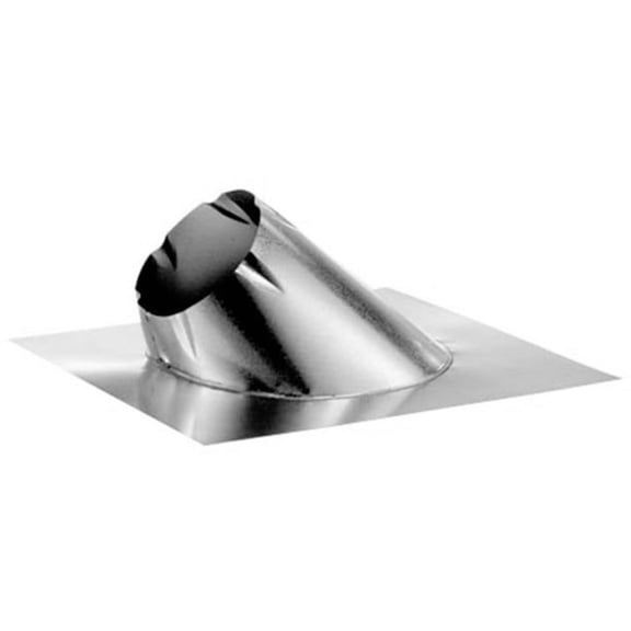 DuraVent DuraPlus Galvalume Steel Roof Flashing for 0/12 to 6/12" Pitch