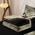 thumbnail image 5 of Erosebridal Halloween Witch Zipper Queen Comforter Set with Fitted Sheet and 2 Pillowcases, Spooky Broomstick Zipper Bedding Set for Boys Girls, Sepia Brown Black, Black Reversible, 5 of 7