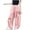 Pink, variant on QQAMB Girls Cargo Pants Cute Bowknot Baggy Elastic Waist Lightweight Straight Trousers with Pockets for Kids,9 Years