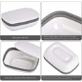 thumbnail image 3 of (blanco) Jabonera de plástico Caja de jabón para baño Viajes Senderismo Camping, 3 of 5