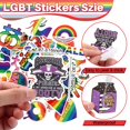 thumbnail image 2 of Pegatinas Geyoga, 480 unidades, Transgender Pride, LGBTQ, impermeables, 2 of 7
