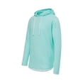 thumbnail image 2 of MV Sport 24401 Miles Slub Hooded Tee-Oasis - 084-S, 2 of 3