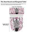thumbnail image 7 of HELLHERO Zebra Toilet Seat Lid Cover Set & 2-Piece Toilet Protector Cover & Fits All Toilet Shapes for Modern Bathrooms, 7 of 7