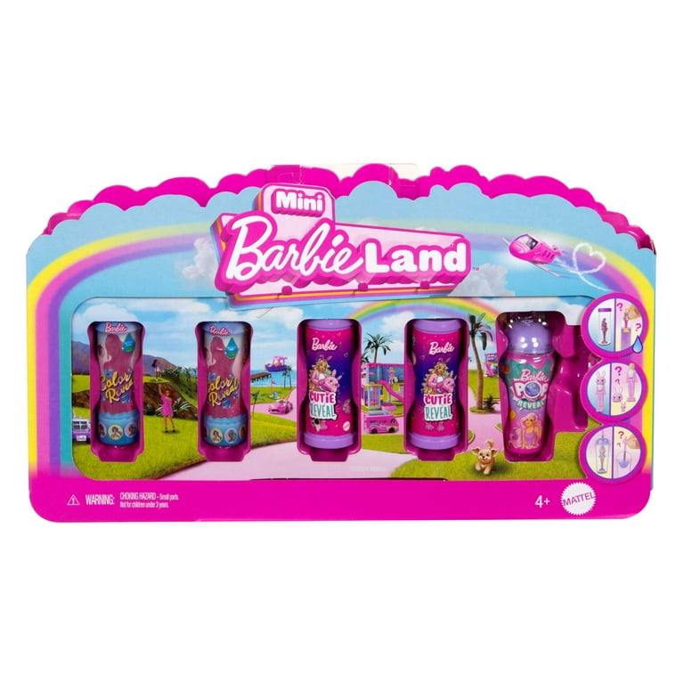 Barbie Mini BarbieLand Reveal Dolls 5 Pack 1.5 inch Dolls with Different Surprise Reveals Styles May Vary Walmart