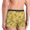 thumbnail image 3 of Disketp Flower Men's Boxer Briefs,Soft and Breathable Cotton Underwear with ComfortFlex Waistband, 3 of 7