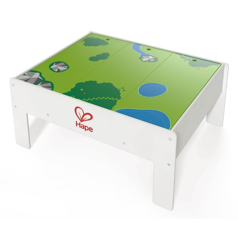 Hape Railway Play and Stow Table w Jungle Railway Journey Kids