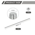 thumbnail image 2 of 1/4"-20 Fully Threaded Rod, 1Pack 304 Stainless Steel 11.8" Long Threaded Screw, 2 of 7