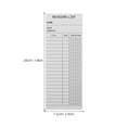 thumbnail image 6 of PTOOTP Library Card Bookmarks White Paper for Book Tracking and Organization, 50 Pieces, 6 of 7