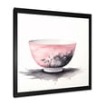 thumbnail image 2 of Designart "Delight of Pink Chinese Teacup I" People Framed Wall Art Decor - Global Pink China Art Entryway Framed Wall Art, 2 of 6