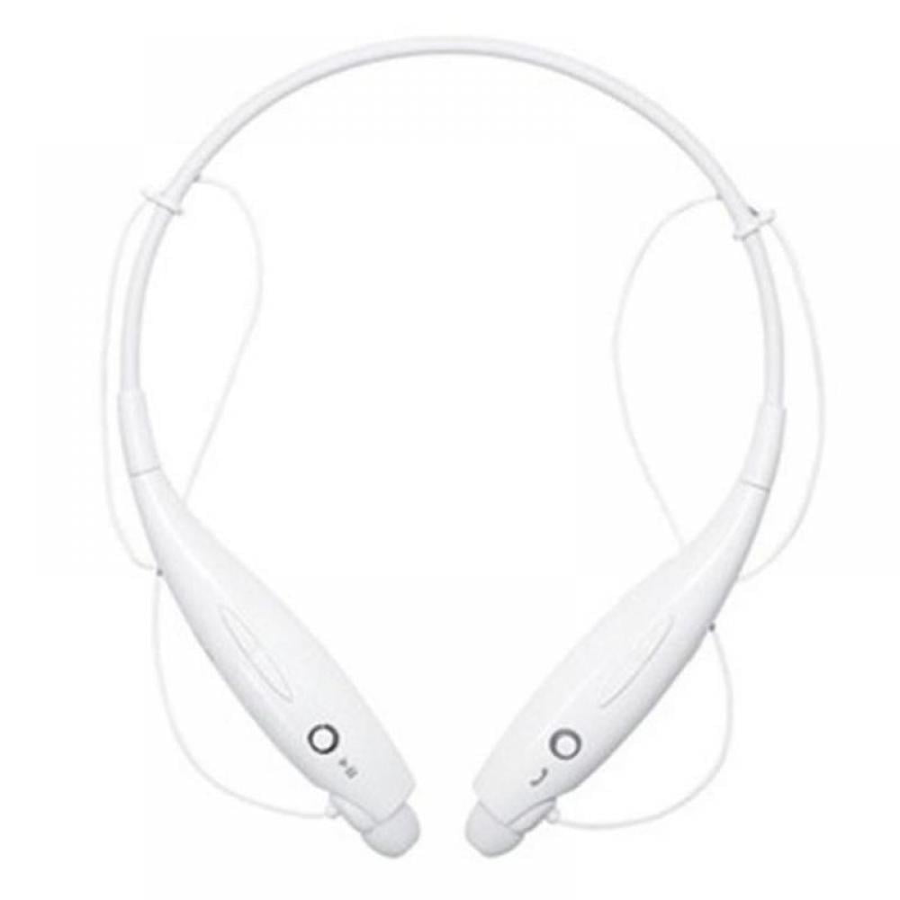 Neckband Bluetooth Headphones, Wireless Neckband Headset Retractable with Sweatproof Stereo Earbuds Call Vibrate Alert Earphones with Mic Compatible with iPhone, Android, iPad, Samsung