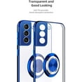 thumbnail image 3 of Designed for Samsung Galaxy S10 Plus / S10+ Case 6.4" Rotating Ring Holder Shock-Absorption Electroplated Frame Soft TPU Bumper Cover Phone Case - Green, 3 of 14