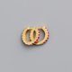 thumbnail image 1 of Pendientes de circonitas de color con microincrustaciones redondas de plata esterlina S925 de 7 mm para mujer de Europa y Estados Unidos, 1 of 6