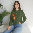 thumbnail image 2 of Peeking Bear Teen - Adult Unisex Pullover Sweatshirt. XL-5XL from TSmartArt @ Walmart, 2 of 5