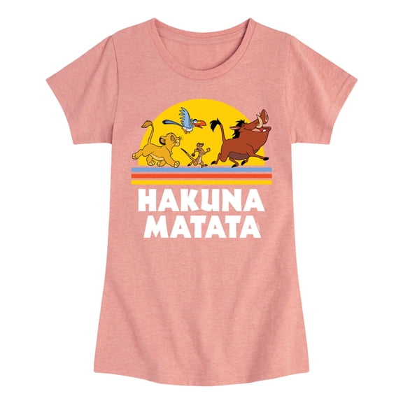 The Lion King - Hakuna Matata - Sunshine - Toddler & Youth Girls Short Sleeve Graphic T-Shirt