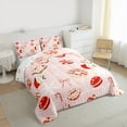 thumbnail image 3 of Manfei Xmas Snowflake Candy Cane 3 Pieces Queen Comforter Set for Kids Children,Christmas Donuts Dessert Ultra Soft Bedding Sets,Polka Dots Bedding Comforter Set,Luxury Bedroom Decor, 3 of 8