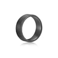 thumbnail image 3 of Men's Black Zirconium 6 MM Flat Edge Ring for Men - Size 8.5, 3 of 8