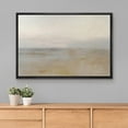 thumbnail image 3 of PixonSign Framed Canvas Print Wall Art Pastel Watercolor Brown Sky Landscape Abstract Shapes Illustrations Modern Art Decorative Minimal Relax/Calm for Living Room, Bedroom, Office - 24"x36" Black, 3 of 5