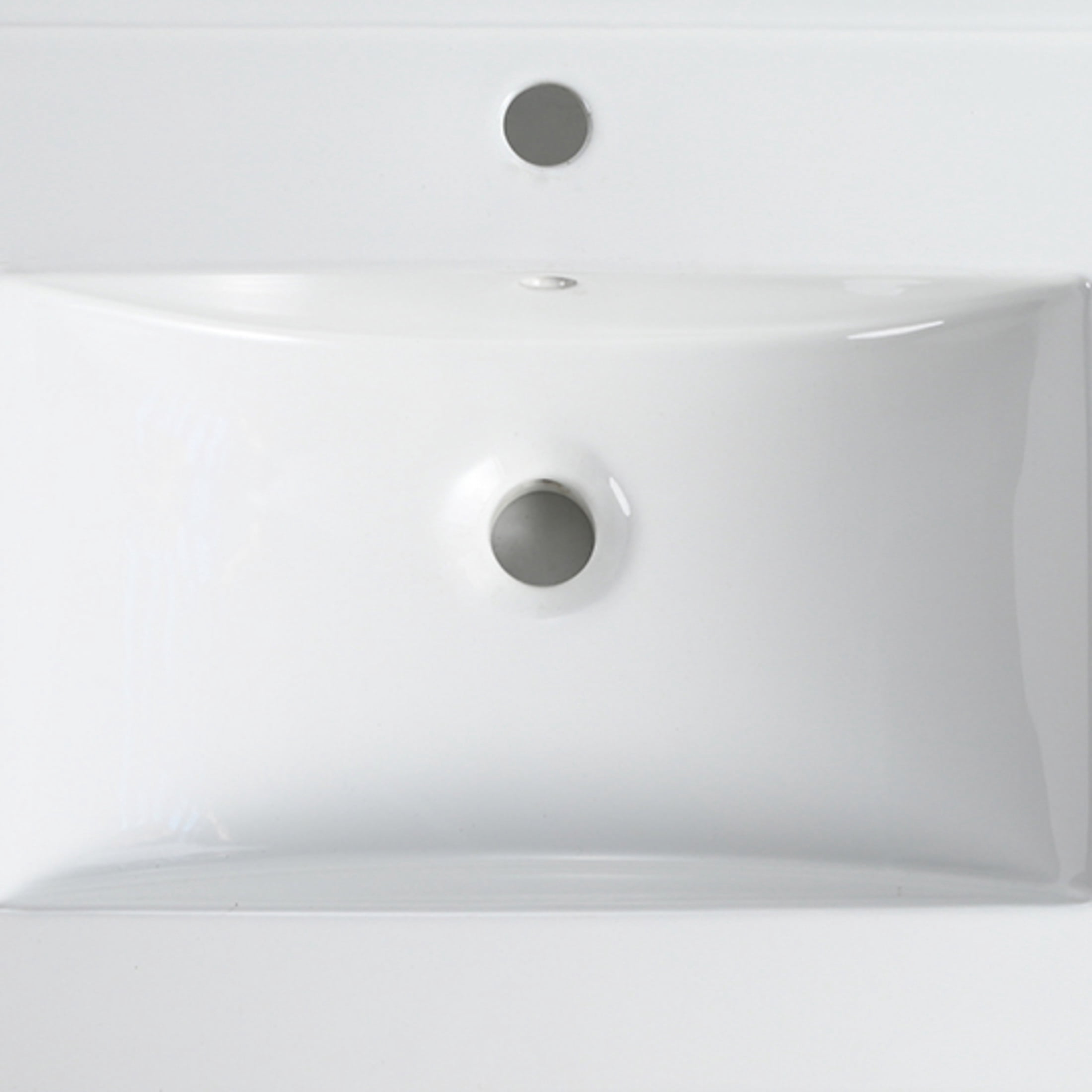 Noble House 30" Freestanding Bathroom Vanity, White Ceramic Sink, Soft-Close Doors, Adjustable Shelf, Imitative Oak