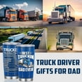 thumbnail image 6 of Truck Driver Gifts for Men Truck Driver Appreciation Present Cool Trucker Gift for Dad Birthday Fathers Day Trucker Gift Ideas Stainless Steel Tumbler 20oz, 6 of 6