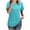 Blue, variant on New & Trending Fashion Pohista Womens Work Tops with Sleeves V Neck T Shirts for Women Blouses Casual Short Sleeve Tunic Tops for Women Loose Fit my recent orders Gifts for Women