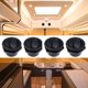 thumbnail image 3 of 4 Piezas Deflector de Aire Acondicionado para Tablero Salida de Ventilación de Techo Lateral - Rejilla de Escape de Ventilación de Tablero con Persianas Redondas de Montaje para Auto RV - Ne, 3 of 5